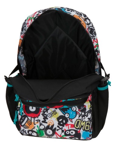 MOCHILA ADAP. 44CM 2C. C/CARRO. MOVOM MONSTERS